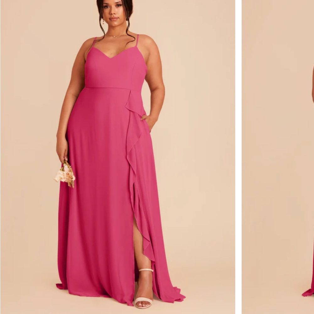 Birdy Grey Theresa Dress in Fuchsia Chiffon